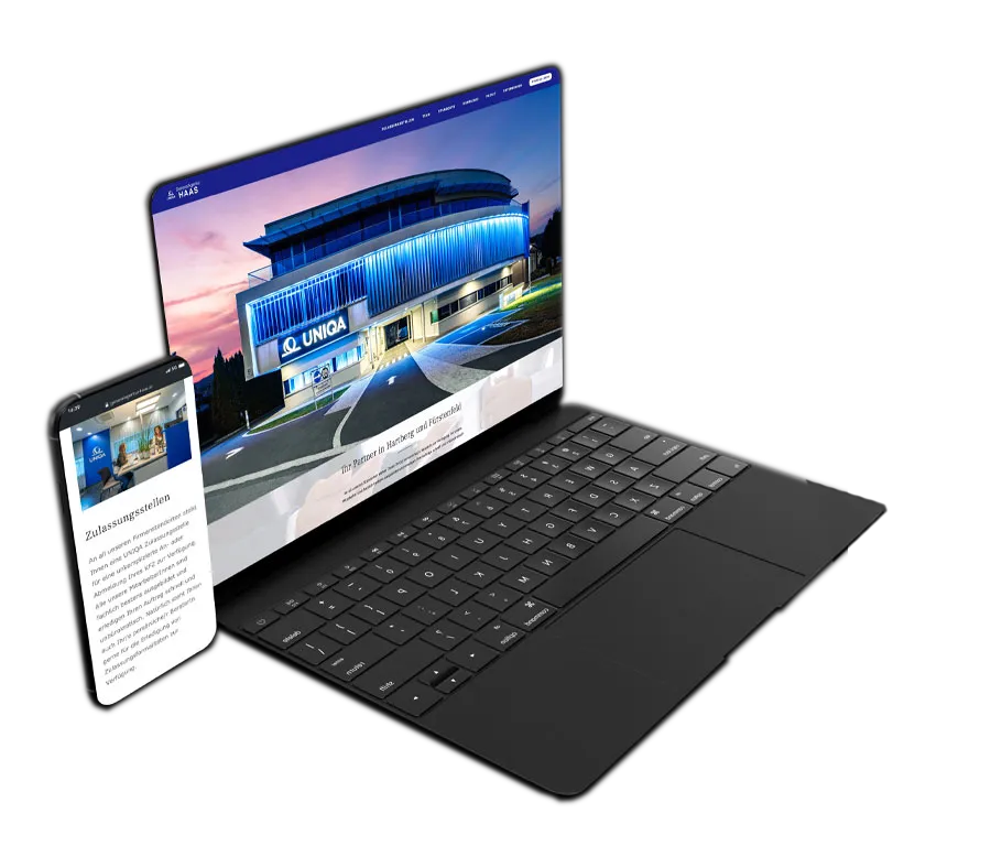 Uniqua. Website Mockup